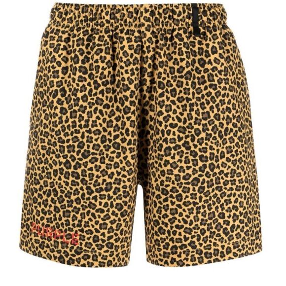 Purple Brand Leopard Printed All Round Shorts Size M - Picture 8 of 9